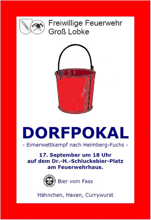 Flyer Dorfpokal 2022