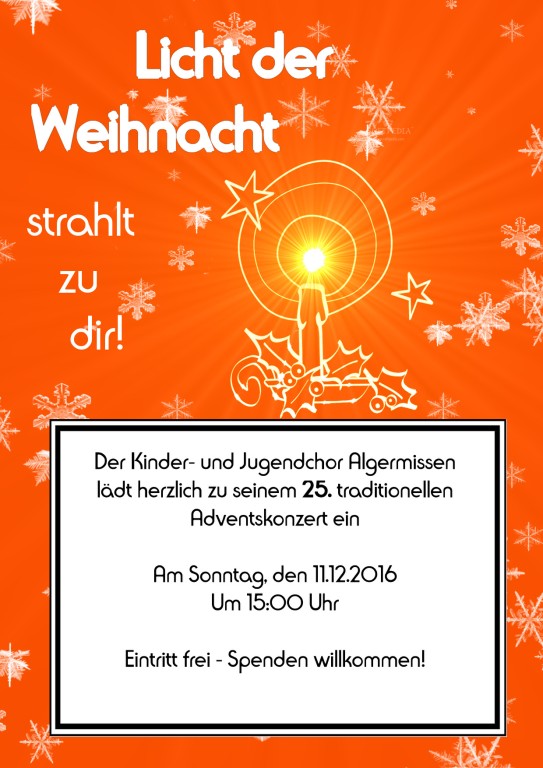 Weihnachtskonzert 2016