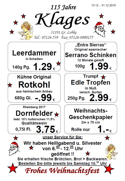 Werbung Klages1