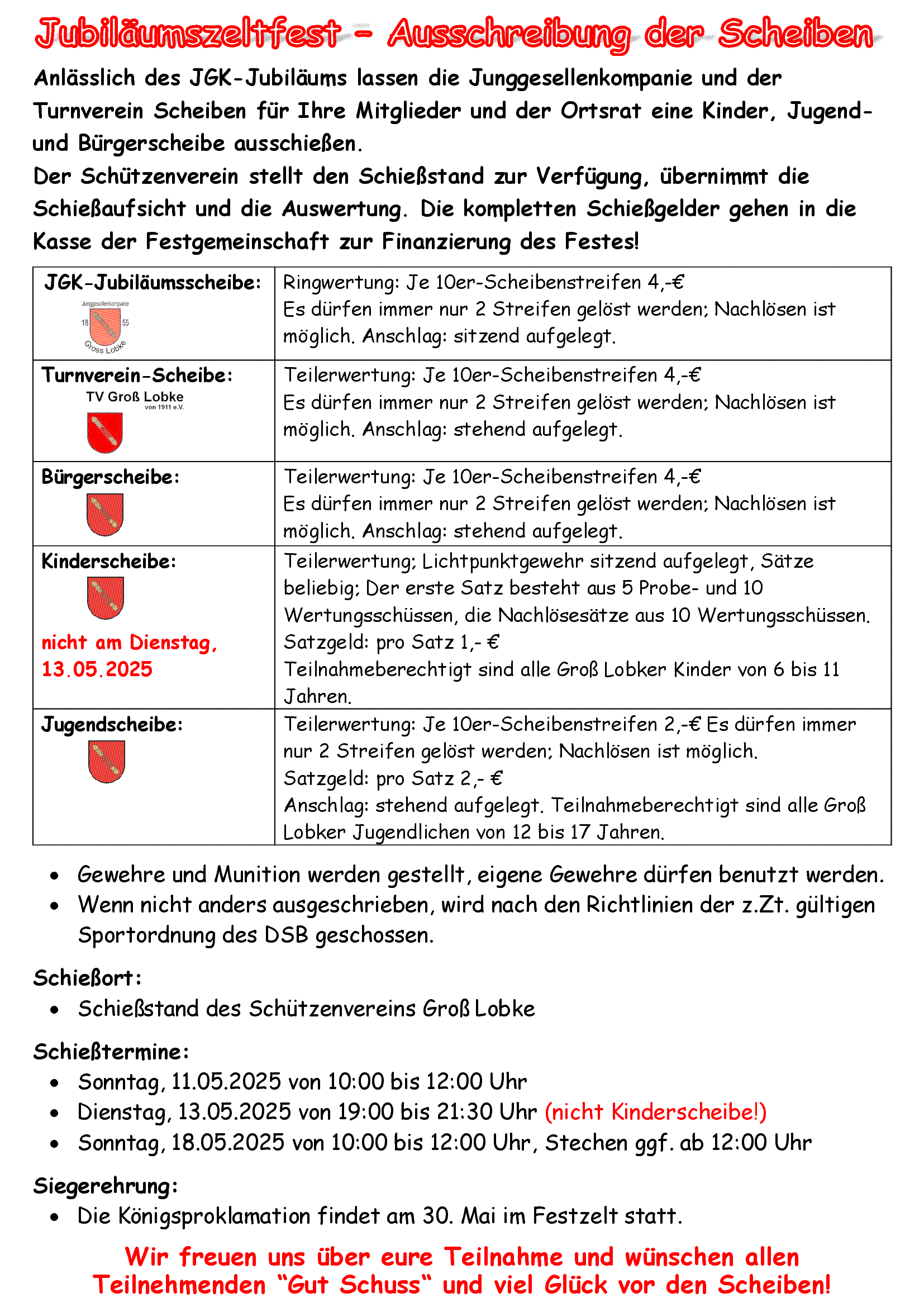 Ausschreibung 2025