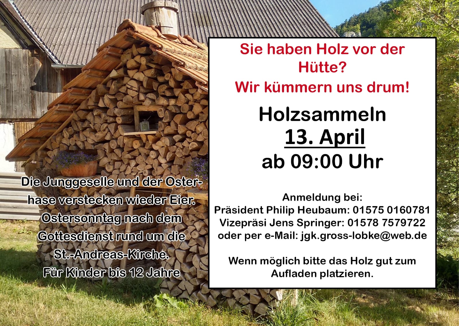 Holzsammeln 2019