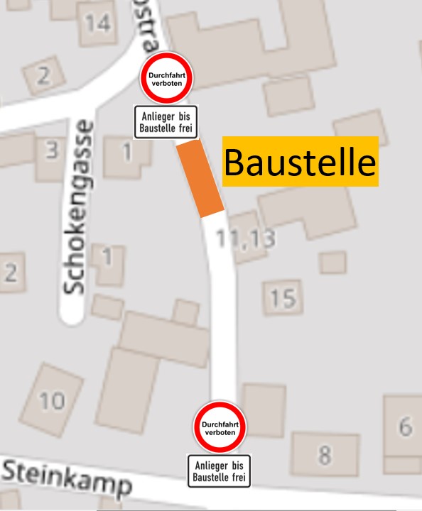 Baustelle Kampstraße
