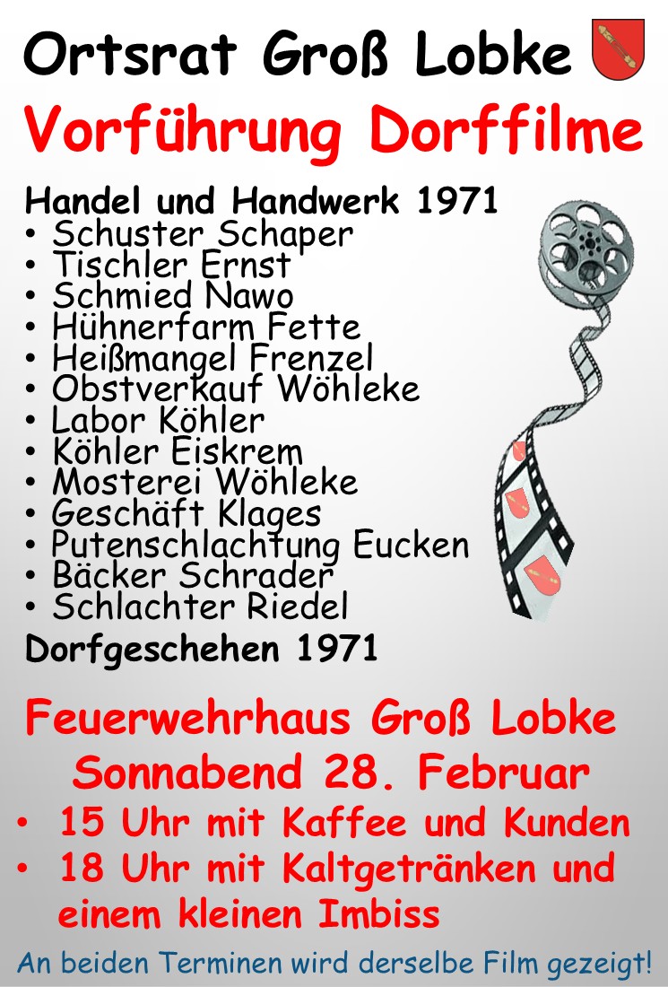 Flyer Dorffilmvorführung 2026