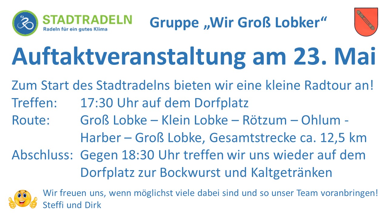 Stadtradeln Auftakt 2022