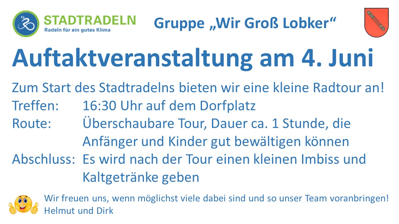 Stadtradeln Auftakt 2023