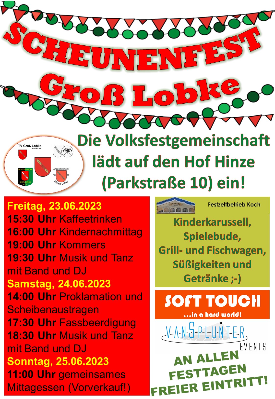 Plakat Scheunenfest 2023