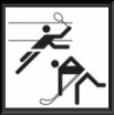 piktogramm badminton ballspiele